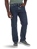 Wrangler Herren Comfort Flex Waist Relaxed Fit Jeans, Dark Stonewash, 38W / 32L