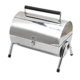 FEANG Grill Faltbare BBQ Grills Terrasse Grill Holzkohle Grillofen Edelstahl für Outdoor Camping Picknick Barbecue BBQ Zubehör Werkzeuge Grillwerkzeug