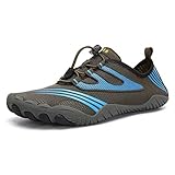 Qimaoo Barfußschuhe Damen Herren Badeschuhe Wasserschuhe Schwimmschuhe Schnell Trocknend Breathab