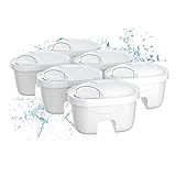 Wessper Aqua Flux Wasserfilter Kartuschen Kompatible Mit Laica Bi-flux Filterkrug, Brita Maxtra, Dafi Unimax, 6 Stück , 6 Monate Gefiltertes W