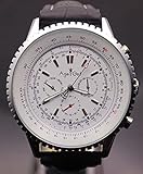 HHBB AAA+ Luxus Herrenuhr Automatischer Mechanischer Chronograph 50mm Zifferblatt Edelstahlband Business Sport Uhr 4