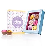 6 Cupcake-Pralinen - Geburtstag - Cupcake-Pralinen | Luxus Pralinen | besondere Schokolade | Geschenke | Geschenkidee | Frau | Mann | Frauen | Männer | Papa | Mama | Oma | Op