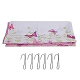 Fdit Bunter Fenstervorhang, Home Draperies Drucken Fenstervorhang Polyester Kurze Vorhänge für Hotel Home Schlafzimmer (200 X 98 cm)