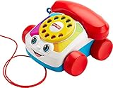 Fisher-Price FGW66 - Plappertelefon Motorikspielzeug mit Geräuschen, Babyspielzeug ab 12 Monaten, mehrfarbig