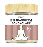 EntspannungsSchokolade - Kakao mit Baldrian Ashwagandha und Gaba - Trinkschokolade ohne Zucker - Entspannung Geschenk für Frauen und Männer - Heiße Schokolade - Geburtstagsgeschenk