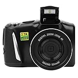 ASHATA DSLR-Kameras, 48 ​​MP Digitalkamera, DV-Kamera, Spiegellose Kamera, 2,7 K HD-Videorecorder, Haushalts-Digitalkamera, Mini-Kamera, Vlogging-Kamera, TFT-Farb-LCD-B