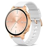 Smartwatch,1,3 Zoll Armbanduhr mit personalisiertem Bildschirm,Weiblicher Gesundheits Tracker IP68 Wasserdicht Fitness Tracker Uhr, für iOS und Android,Smart Watch für Damen H