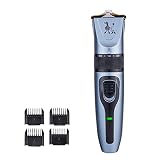 WSYGHP Hundeschnipper, USB wiederaufladbare Hunde Haarschneider Elektrische Haustier Haarschneider-Pflege-Kit Schneidemaschine für Hunde Katzen, breiter Klingenschneiderkop