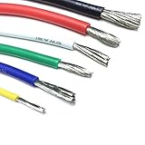 Auart Zyilei-weicher Draht Hitzebeständige Kabeldraht Weiche Silikondraht, 12awg 14awg 16awg 18awg 20awg 22awg 24awg 26awg 28awg 30awg, hitzebeständige silikon Langes Leb