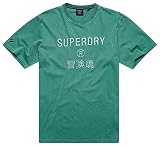 Superdry Herren Garment Code CL Clothing Dye Loose Tee, dunkelgrün, XX-Larg