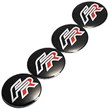 coche 4 Aufkleber FR Seat 56 mm Logo Emblem Mitte Radkappen Felg