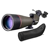 Svbony SV13 Spektiv 20-60x80, HD Spektiv Sportschützen mit Handy Adapter, Wasserdicht FMC-Optik Porro-Prisma Abgewinkelt Spektiv Spotting Scope für Vogelbeobachtung, Jagd, Wildlife, M