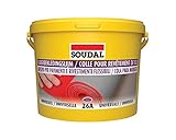 Soudal Bodenbelag-Kleber 26A für weiche Bodenbeläge wie Vinyl, Textil, PVC Linoleum Eimer 5Kg