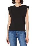 Object Damen Objstephanie Jeanette S/S Top Noos T Shirt, Schwarz, M EU