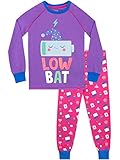 Harry Bear Mädchen Energie Aufladen Schlafanzug Slim Fit Violett 128