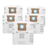 Heritan 5 StüCk Ersatz Nass- / Trocken Sauger Beutel für 5-8 Gallonen Vakuum Staubsauger 9066100 90661 906-61