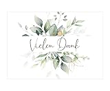 Dankeskarten Hochzeit Vielen Dank Klappkarten Umschläge Gäste 25/50 Stück (50iger-Set)