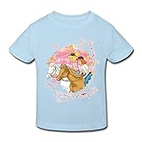 Spreadshirt Bibi Und Tina Wettreiten Im Wald Kinder Bio-T-Shirt, 110-116, Hellb