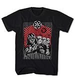 Herren T-Shirt Darth Vader Trooper - The Dark Side Wars Movie Film Star, Farbe:Schwarz, Größe:5XL