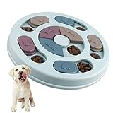Elezenioc Hundespielzeug Intelligenz Hundefutter Welpenspielzeug,Interaktives Verlangsamen Sie das Essen von Hundespielzeug,Rutschfestes Intelligenzspielzeug für Hunde,Welp