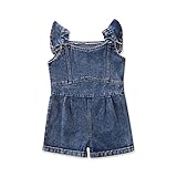LROSEY Kleinkind Baby Mädchen Outfit Quaste T-Shirt Tops + Batik Schlaghose Sommerkleidung Casual Geburtstag Bekleidung