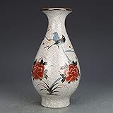 Dekoration Keramikvase Antique Porzellan Jade Topf Frühling Flasche Wohnzimmer Dekoration Dekorative Dekoration Famille Rose Porzellan JXLBB