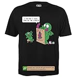 Call of The Tentacle - Herren T-Shirt für Geeks mit Spruch Motiv aus Bio-Baumwolle Kurzarm Rundhals Ausschnitt, Größe XXXXL