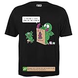 Call of The Tentacle - Herren T-Shirt für Geeks mit Spruch Motiv aus Bio-Baumwolle Kurzarm Rundhals Ausschnitt, Größe XXXXL