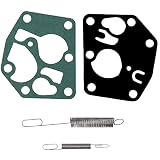 RtottiM 2 Set Vergasermembrane mit Reglerfedern Universal Membrane Dichtung Ersatzteile für Briggs und Stratton Motoren Motorersatz Rasenmäher Vergasersatz Dichtungsatz 691859 692211