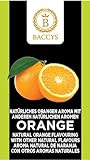 BACCYS natürliches Aroma Orange 10ml, aromatische Tropfen mit intensivem Aroma für Getränke und zum Backen, vegan, zuck