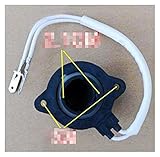 liangzai 1 stück Tachometer Spule Waschmaschine Motordrehzahl Messspule Universal Waschmaschine Ersatzteile Weiße Spule mit Stecker Hilarity