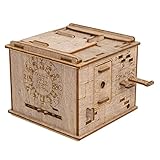 ESC WELT Space Box - Holzpuzzle Box Spiele für Erwachsene und Kinder - Das Highlight für Puzzel Rätselbox Knobelspiele Fans. Holen Sie sich Ihr Denkspiel Escape Room Erlebnis nach H