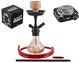 Amy Deluxe Shisha set Crazy Dots II Shisha - red - RS black pow