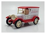 DZYWL Auto Spielzeug Modellbausätze 1:36 Für Ford Modell T Oldtimer Sound Und Licht Offene Tür Zurückziehen Auto Modell Geschenk Spielzeug Ausdruck Der Liebe (Farbe : Rot)