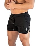Superora Herren Shorts Sport Hosen Laufshorts Trainingshose Fitness Training Outdoor Sporthose mit T