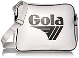 Gola Redford CUB901 Unisex - Erwachsene Henkeltaschen, Weiss (White/Black), 36x27x12 cm (B x H x T)