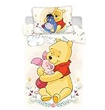 Disney Winnie Pooh Bettwäsche Set 2 TLG. Gr.: 100x135 cm, 40x60 cm 100% Baumw