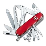 Victorinox, Taschenmesser, Ranger, 91 mm, rot, Blister (21 Funktionen, Klinge, Korkenzieher, Dosenöffner, Klinge)