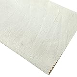 XiaoLong 150 cm Breit Canvas Stoff Meterware Segeltuch Meterware Dekoration Nähen Basteln Vorhänge Kissen Taschen Geldbörsen Bettbezug Stuhl Polsterbezug Sofabezug(Size:1.5 * 10m,Color:Weiß)