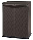 Keter Rattan Style Mini Shed, b