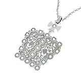 Halskette REBECCA Schmuck Krone Stahl blauen Steinen xlblst11 Preisliste 520.00