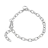 Sprenger CR Kettenhalsband Mediumkette mit 1 Ring und 1 Sprengerhaken Stahl verchromt 3 mm für Hunde bis 45 kg (50 cm)