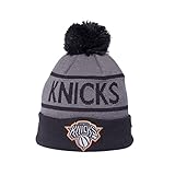 New Era NBA New York Knicks Storm Beanie Sport Knit, Schwarz , O