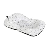 SIMPLY GOOD Floaty Baby-Badekissen für Neugeborene - Schnelltrocknendes Badekissen & Badewannenmatte für Baby Boy & Girl von der Geburt bis zu 6 Monaten (graue Augen auf Weiß)