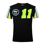 Valentino Rossi Sky Racing Team, Herren-T-Shirt, Schwarz, S