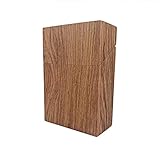 Zigarettenbox L Holz Zigarettenetui 20er Box für 20 Zigaretten Rosenholz Nachhaltig Magnet Verschluss Eleg