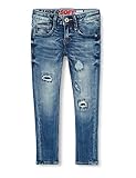 Vingino Boy's AMOS Jeans, Mid Blue Wash, 122