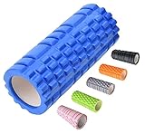 Feelino limity Fitnessrolle BLAU Faszienrolle Yogarolle Massagerolle aus Kunststoff ca. 14 x 33