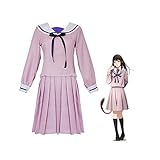 Anime Cosplay Noragami Manga Hiyori Iki Kostüm Uniform Outfit Kleid Halloween Rock, Japanische High School Uniform JK Kleid Seemann Rock Anzüge für Frauen Geschenk