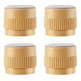 4PCS Möbelfüße Verstellbar Möbelbeine,Rund Möbelerhöhungen,Selbstklebende Heavy Duty Betterhöhungen,Möbelerhöhung Möbel Risers für Bett,Stuhl,Sofa,Braun/Holzfarbe (40x50mm/1.6x2in,Brown)